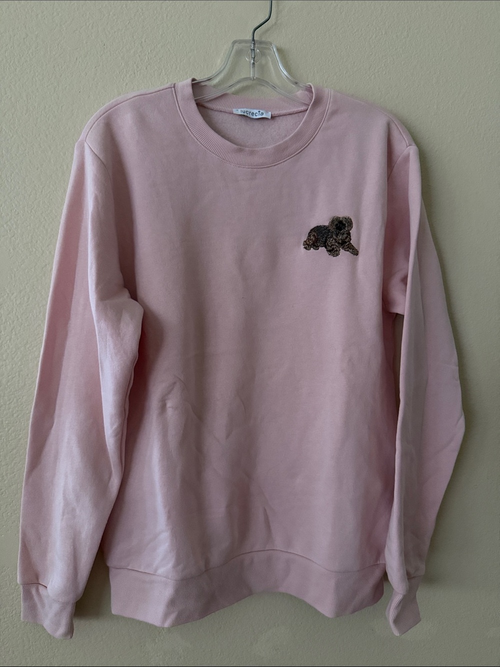 Classic Crewneck Sweatshirt in Soft Pink